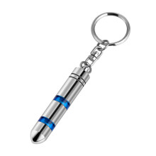 (Blue) Static Eliminator Human Static Discharger Car Discharge Static Bar Keychain