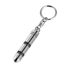 (Black) Static Eliminator Human Static Discharger Car Discharge Static Bar Keychain