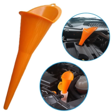 Car Long Stem Funnel Gasoline Oil Fuel Filling Tools Anti-splash Plastic Funnel
