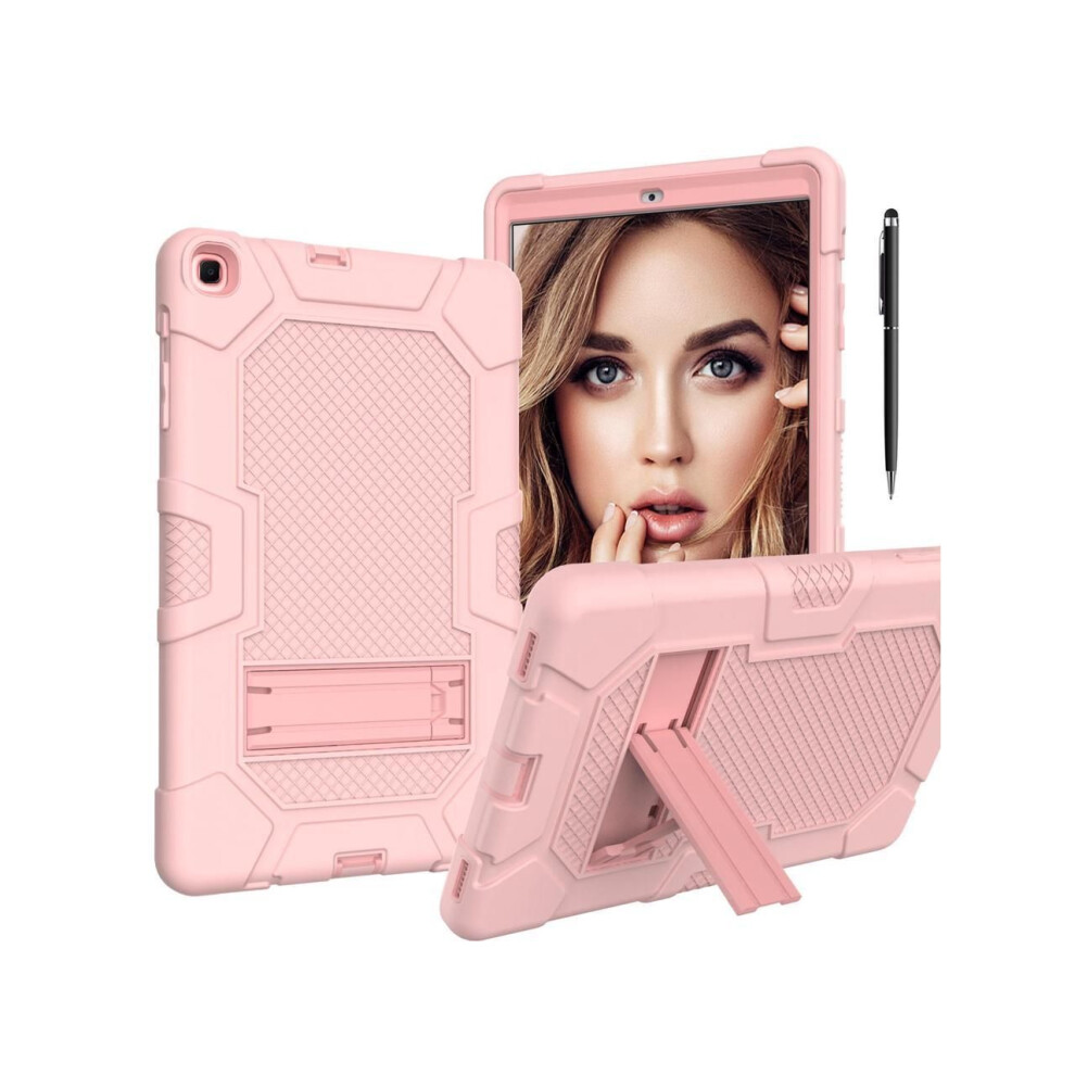 Case For Samsung Galaxy Tab A 10.1 Inch 2019 Sm-T510/ Sm-T515/ Sm-T517 With Kickstand, Heavy Duty Shockproof Protective Cover With Stylus Pen 609808377569
