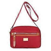 (Wine Red) 9 Colors Popularate Nylon Crossbody Bag,Waterproof Shoulder Bags with Multi Pockets
