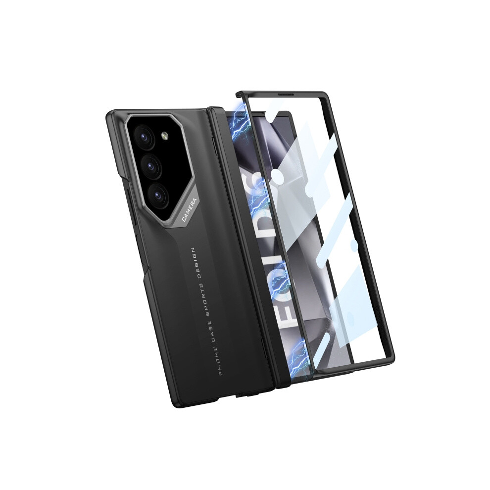 Gkk Integrated Magnetic Folding Supercar Phone Case Compatible Gift Samsung Galaxy Z Fold6 (Black):For Samsung Galaxy Z Fold6 Black 335549195383