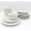 Reactive Cream Glaze Dinner Set Plates Bowls 18pc Set 2