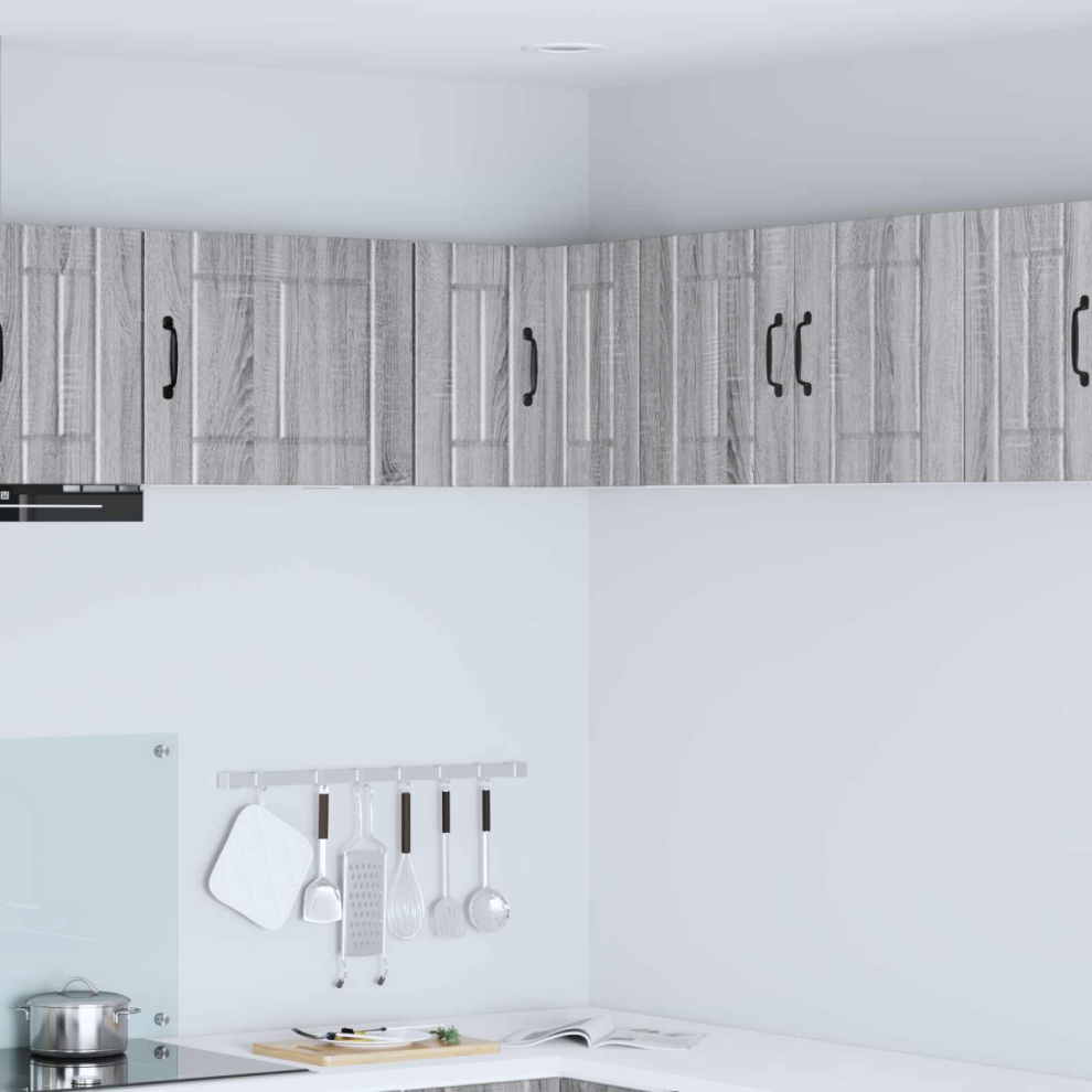 Vidaxl Dishwasher Panel Lucca Grey Sonoma 57 X 57 X 40 Cm