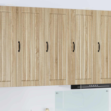vidaXL Dishwasher Panel Lucca Sonoma Oak 40 x 31 x 100 cm
