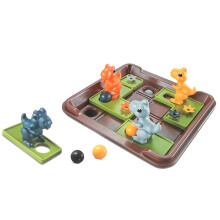 (dinosaur) Dinosaur Chess Board Moving Toy Interactive Competition Logic Reasoning Training Fun Board Game Toy