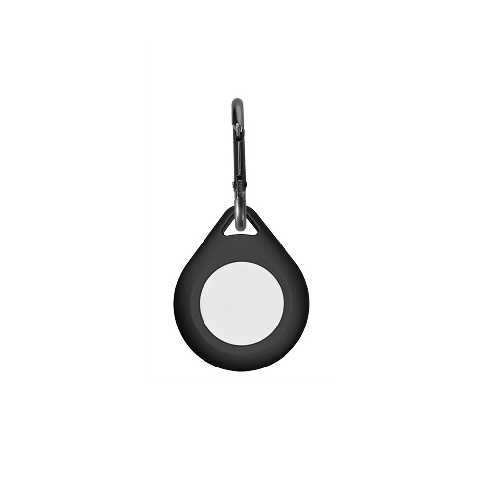 (Black) For Apple Airtag Case Cover For Airtags Keychain Silicone Sleeve Shell Skin Black 110691701589