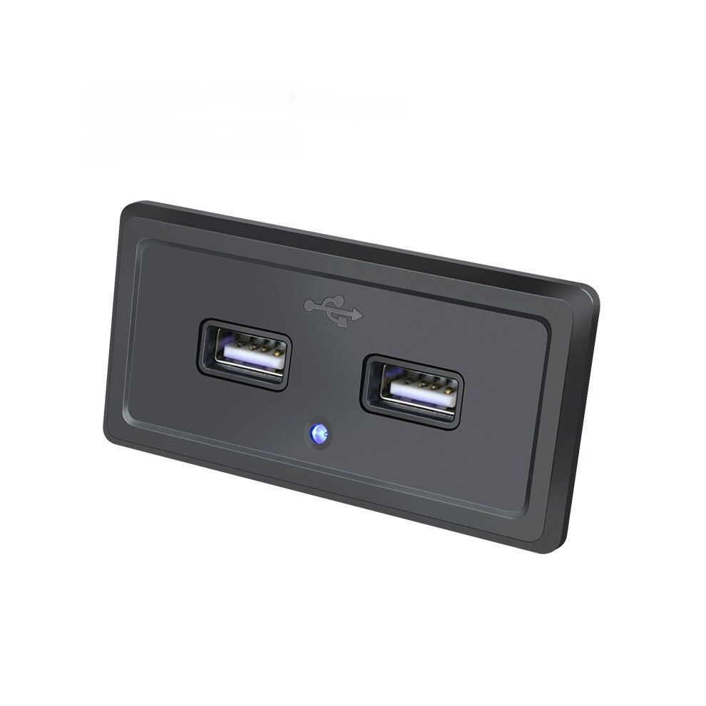3.1A Dual Usb Port Fast Charger Socket Power Outlet Panel 12V Motorcycle Car Rv 110691667502