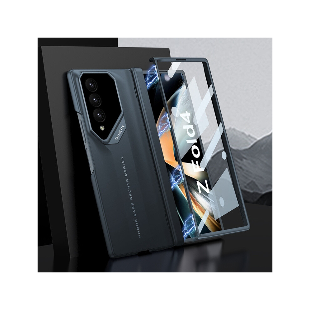 Gkk Integrated Magnetic Folding Hinge Supercar Phone Case Compatible Gift Samsung Galaxy Z Fold4 (Green):For Samsung Galaxy Z Fold4 Green 3091515280022