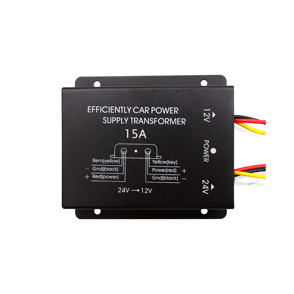 (15A) 10A-30A Car 24V To 12V Voltage Reducer Power Converter Step Down Inverter 110691667007