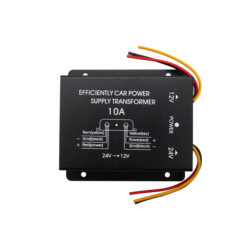 (10A) 10A-30A Car 24V To 12V Voltage Reducer Power Converter Step Down Inverter 110691666994