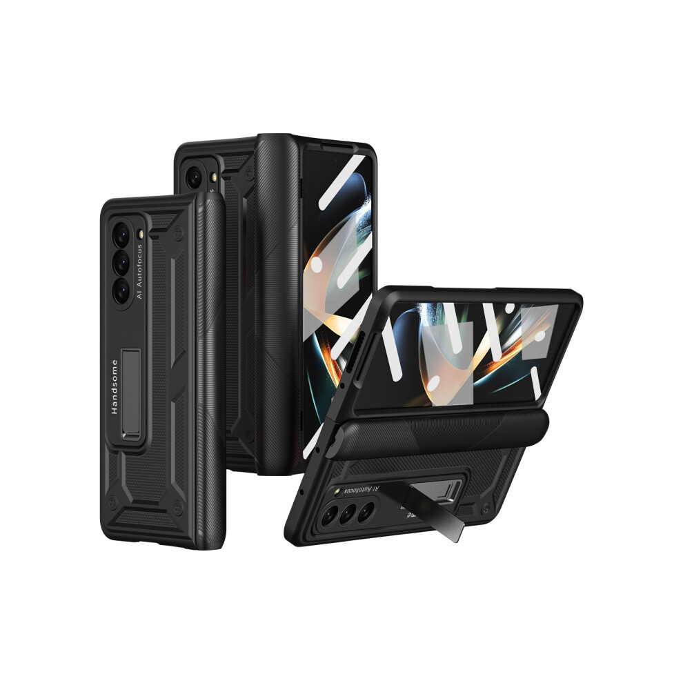 Compatible Gift Samsung Galaxy Z Fold5 Integrated Shockproof Phone Case With Hinge(Black):For Samsung Galaxy Z Fold5 Black 3246986242615