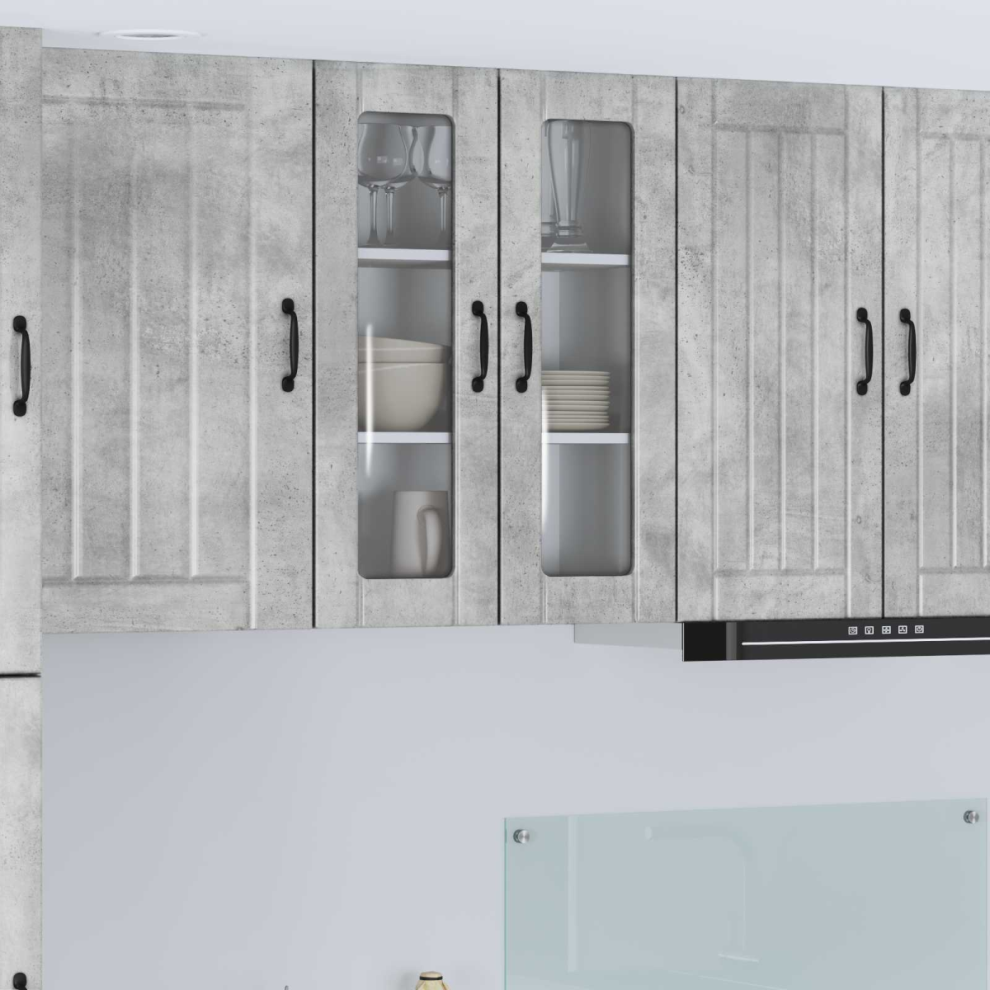 Vidaxl Dishwasher Panel Lucca Concrete 60 X 31 X 80 Cm Grey