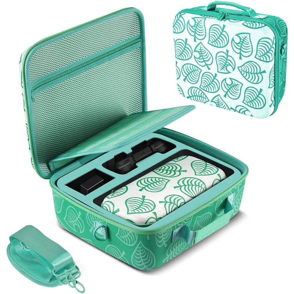 Portable Deluxe Travel Carrying Case Compatible With Nintendo Switch, Protective Hard Shell Pouch Case Storage Bag For Switch Oled Console & Accessori 609808389746