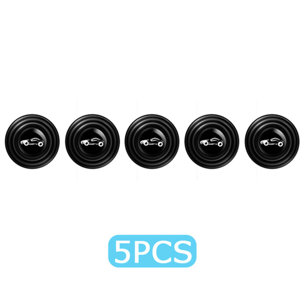 (With Sports Car Logo) 5/10Pcs Anti-Collision Silicone Pads, Car Door Protection, Shockproof & Soundproof Buffer Stickers 123643771653