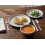 Reactive Grey Stoneware Dinnerware Set Nordic Pebble Plates & Bowls 6pc Set 4