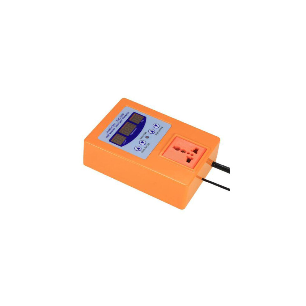 (Orange Probe, Au Plug) Ac110-240V 10A Led Thermoregulator Wired Temperature Controller Thermostat Heating Cooling Control Switch With Sensor Tmc-1000 110691701121