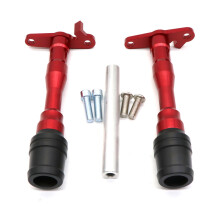 (Red) For Yamaha R15 V3 Motorcycle Body Crash Bar Engine Protection Bar Bumper Rubber