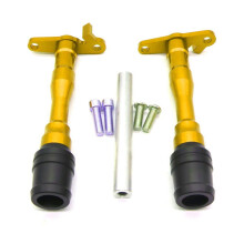 (Gold) For Yamaha R15 V3 Motorcycle Body Crash Bar Engine Protection Bar Bumper Rubber
