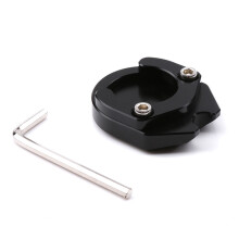 (Black) Extension Plate For Yamaha NMAX 155 NVX 155 XMAX 300 Side Stand Bracket
