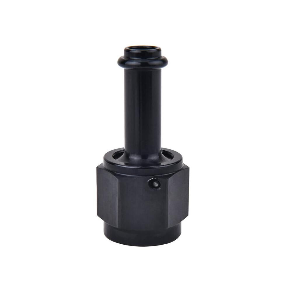 Black (Mg40-An6-5/16) 6An Female To 3/8 Hose Barb Fitting Adapter 90 Degree Swivel Aluminum Car Parts