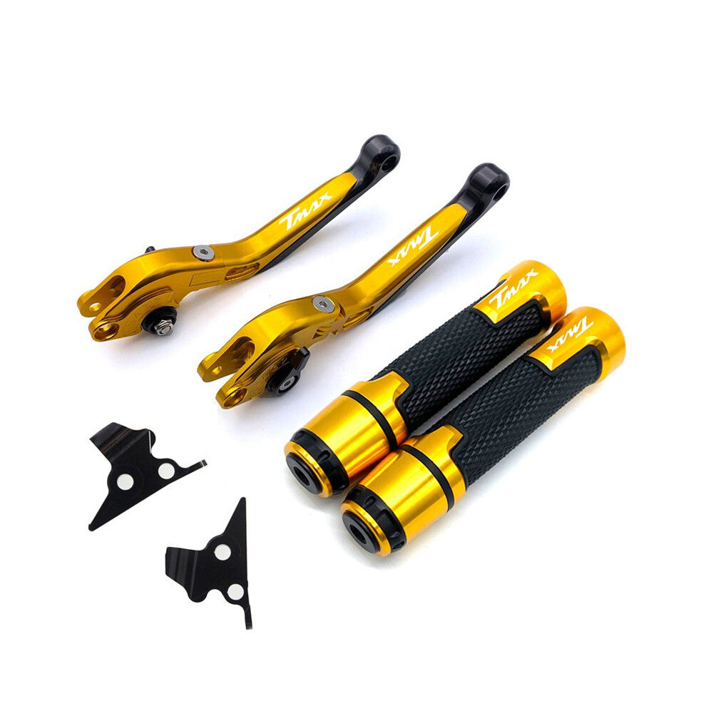 (Gold) For Yamaha Tmax 560 530 500 Brake Clutch Bullhorn Brake Grip Accessories Gold 110691657381