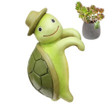 Resin Hanging Turtle Statue Decorations for Home Garden Fence Yard Ornaments 11.5*7.5*7.5CM
