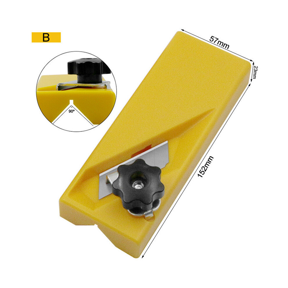 (Type B) Gypsum Board Woodworking Planer Tool Flat Square Plane Drywall Edge Chamfer Hand Saw Box Hand Plasterboard Carpenter Tool 110691702364