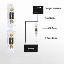 250A MP ANL Fuse Holder Kit, Inline Battery Protection with Cover