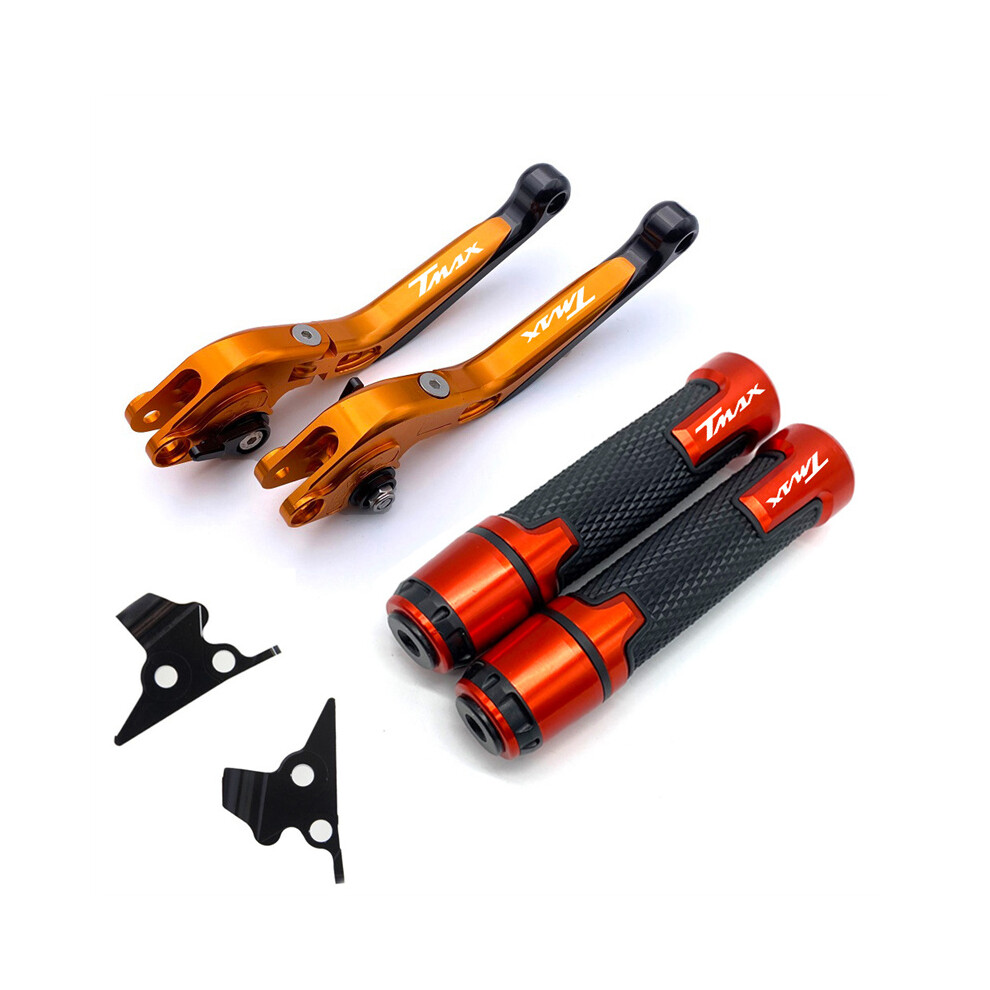 (Orange) For Yamaha Tmax 560 530 500 Brake Clutch Bullhorn Brake Grip Accessories Orange 110691657428