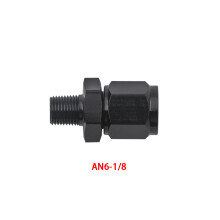 (AN6-1/8NPT) Auto Parts Swivel Joint AN6-1/8 1/2 3/8 1/4NPT Auto Modification Adapter Joint