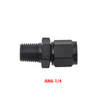 (AN6-1/4NPT) Auto Parts Swivel Joint AN6-1/8 1/2 3/8 1/4NPT Auto Modification Adapter Joint