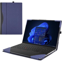 Laptop Case Cover for 16 inch Lenovo ThinkPad P15V Gen 3 & ThinkPad P15V Gen 2 / Gen 1, PU Leather Shell Notebook Sleeve