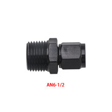 (AN6-1/2NPT) Female 6an an6 6 Swivel To 1/8" 1/4" 3/8" 1/2"NPT Male Adapter Thread Fitting