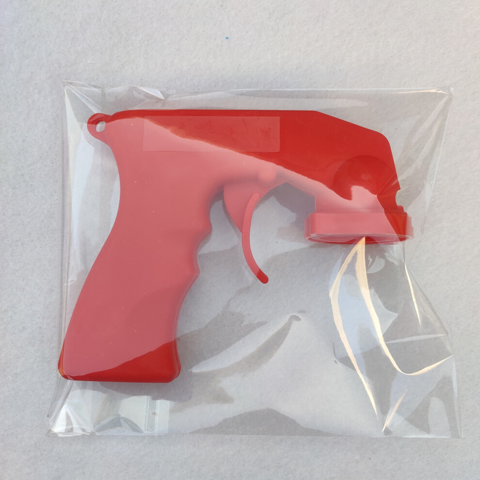(Red) Spray Adaptor Paint Care Aerosol Spray Handle Collar Maintenance Repair Tool Red 110691678621