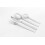 Cutlery Set Fork Spoon 24pc Sets Anydate Nordic Stripes 2