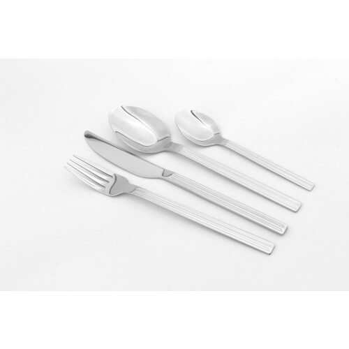 Cutlery Set Fork Spoon 24pc Sets Anydate Nordic Stripes 1