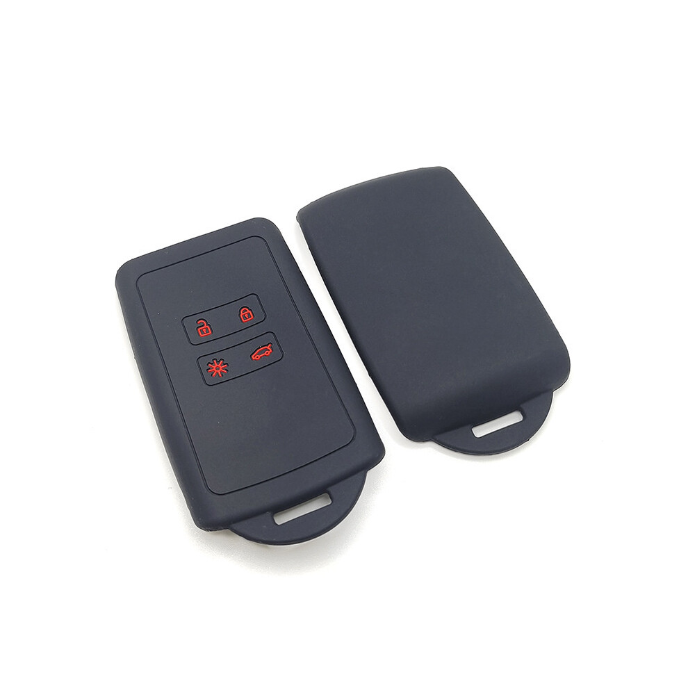 ( Red) Car Key Protective Cover 4-Key For Renault Kadjar Koleos Clio Capture 16-19 Black/Red 110691657190