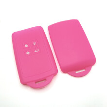 (Rose) Car Key Protective Cover 4-Key For Renault Kadjar Koleos Clio Capture 16-19