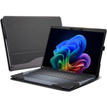 for Dell Latitude 7455 14'' Laptop Case and Latitude 7450/7440 Drop Resistant Leather Case 2-in-1 PU Leather 14" Laptop Sleeve