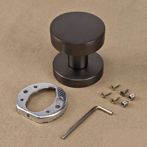(Gray) Bedroom Door Handles Round Drawer Knobs Kitchen Door Knobs Room Doorknobs