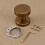 (Yellow Bronze) Bedroom Door Handles Round Drawer Knobs Kitchen Door Knobs Room Doorknobs 1
