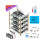 Raspberry Pi 4 B Cluster Case Raspberry Pi 4 Case with Cooling Fan and Raspberry Pi 4 Heatsink for Raspberry Pi 4 Model B 3 B+ Pi 3 B Pi 2 B Pi B+ - 4 1