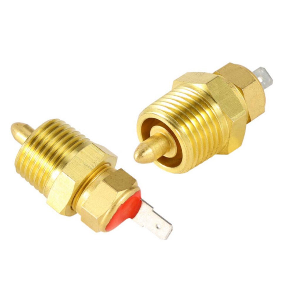 (175-185??) Auto Engine Cooling Electric Fan With 185??/165?? Npt3/8" Thermostat Temperature Switch Gold 113121316452