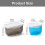 Space Saving Bathroom Toilet Paper Holder Waterproof-Black 2 4