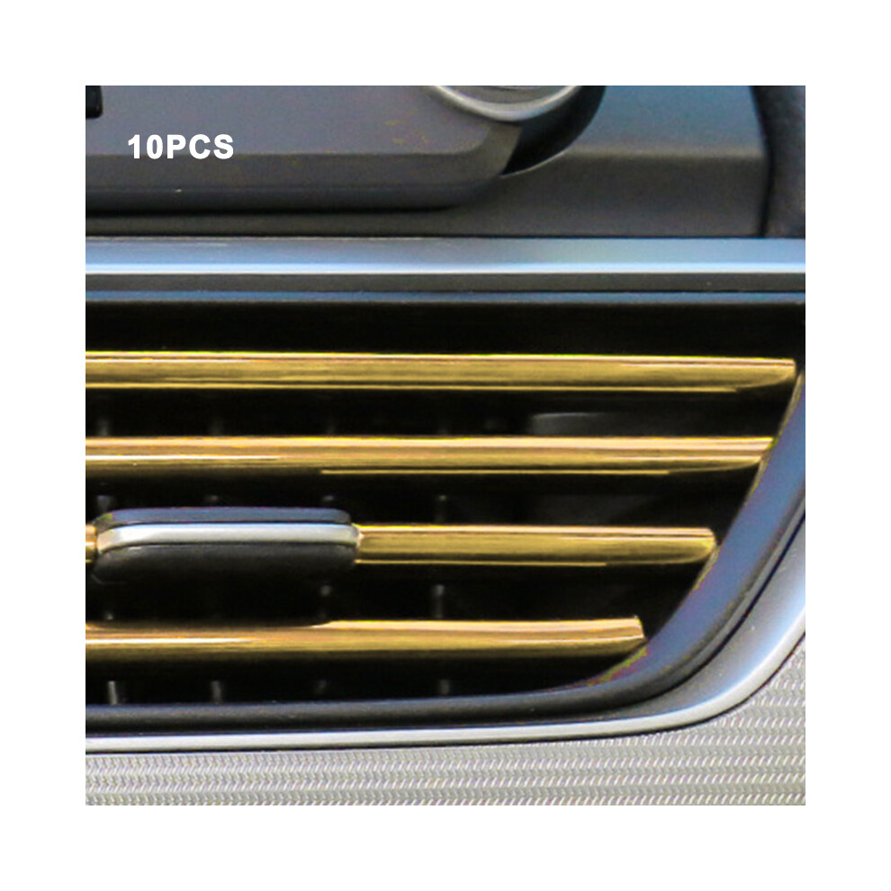 (Rose) 10Pcs 20Cm U-Shape Car Ac Outlet Decor Strips 123643755714
