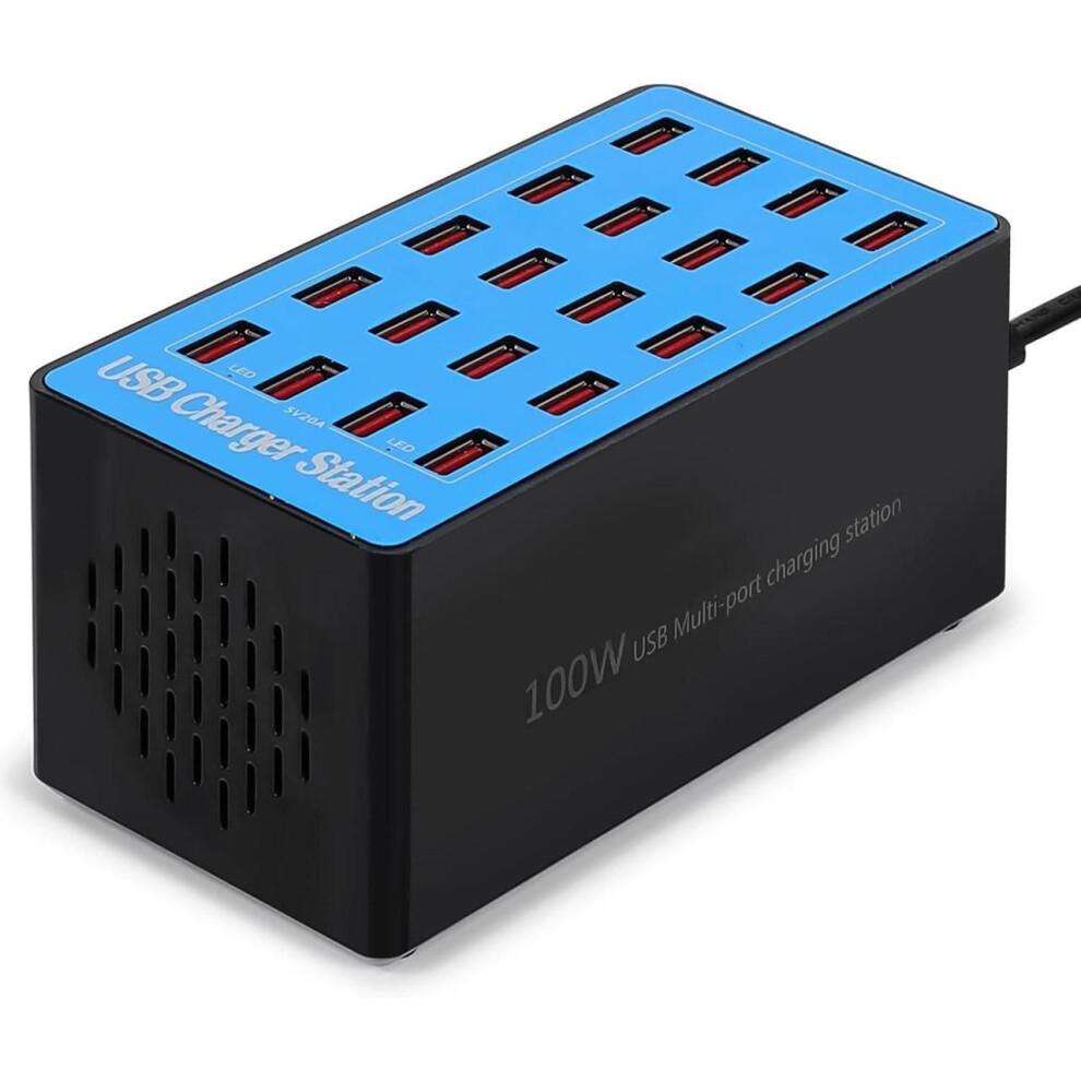 Charging Station, 100W20port Usb Charging Station, Multiple Usb Charger Station, Charging Station For Multiple Devices, Multi Usb Charging Station, Ch 609808353822
