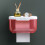 Space Saving Bathroom Toilet Paper Holder Waterproof-Black 2 6