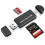 Micro USB OTG to USB 2.0 SD Card Adapter, Micro SD Card Reader, Trail Camera Memory Card Adapter Connector for Android Phone/Computer/Tablet, Supports 1