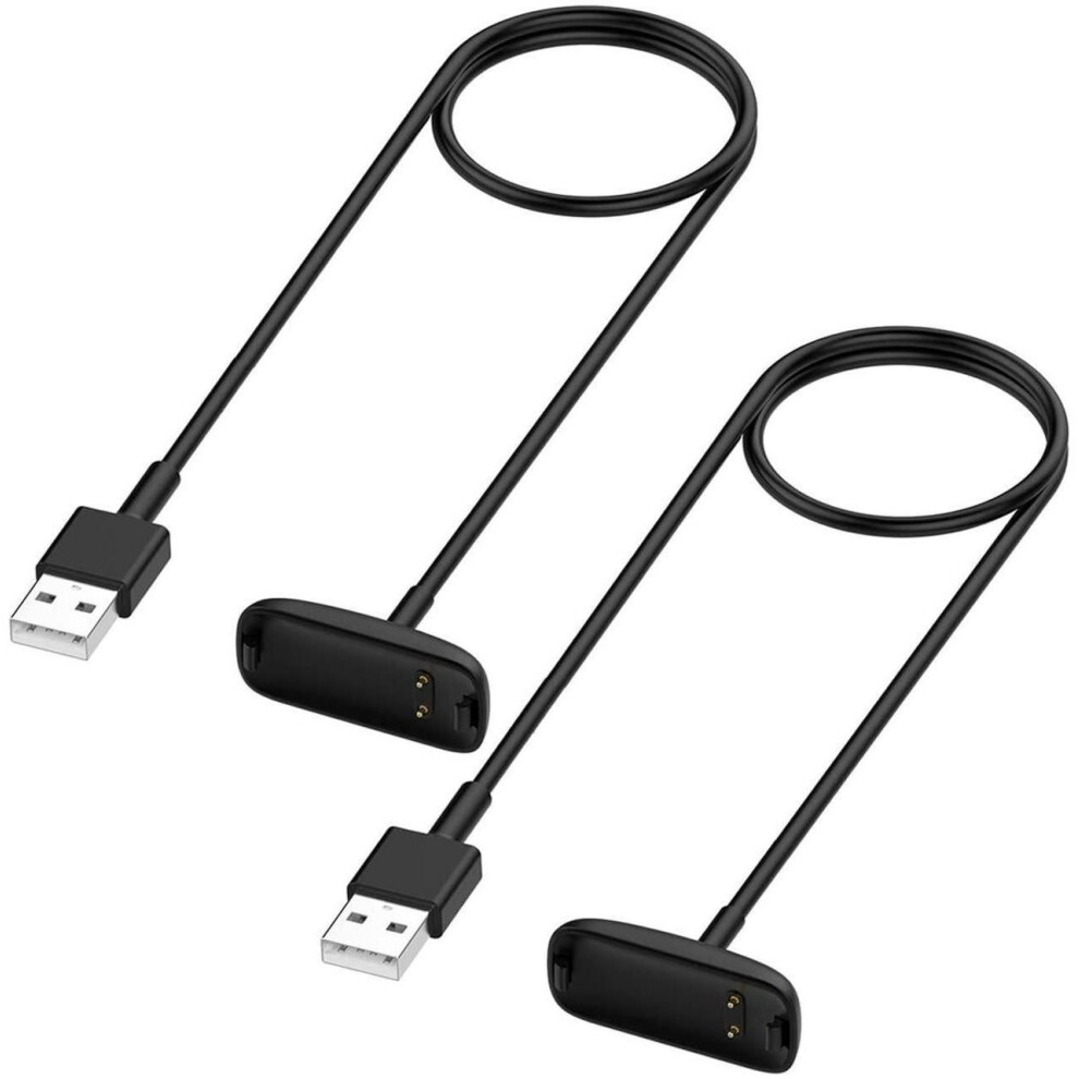 Charger For Fitbit Inspire 3, Replacement Usb Charging Cable Cord Accessories For Fitbit Inspire 3 Fitness Tracker [2Pack, 3.3Ft/1M] 609808355932